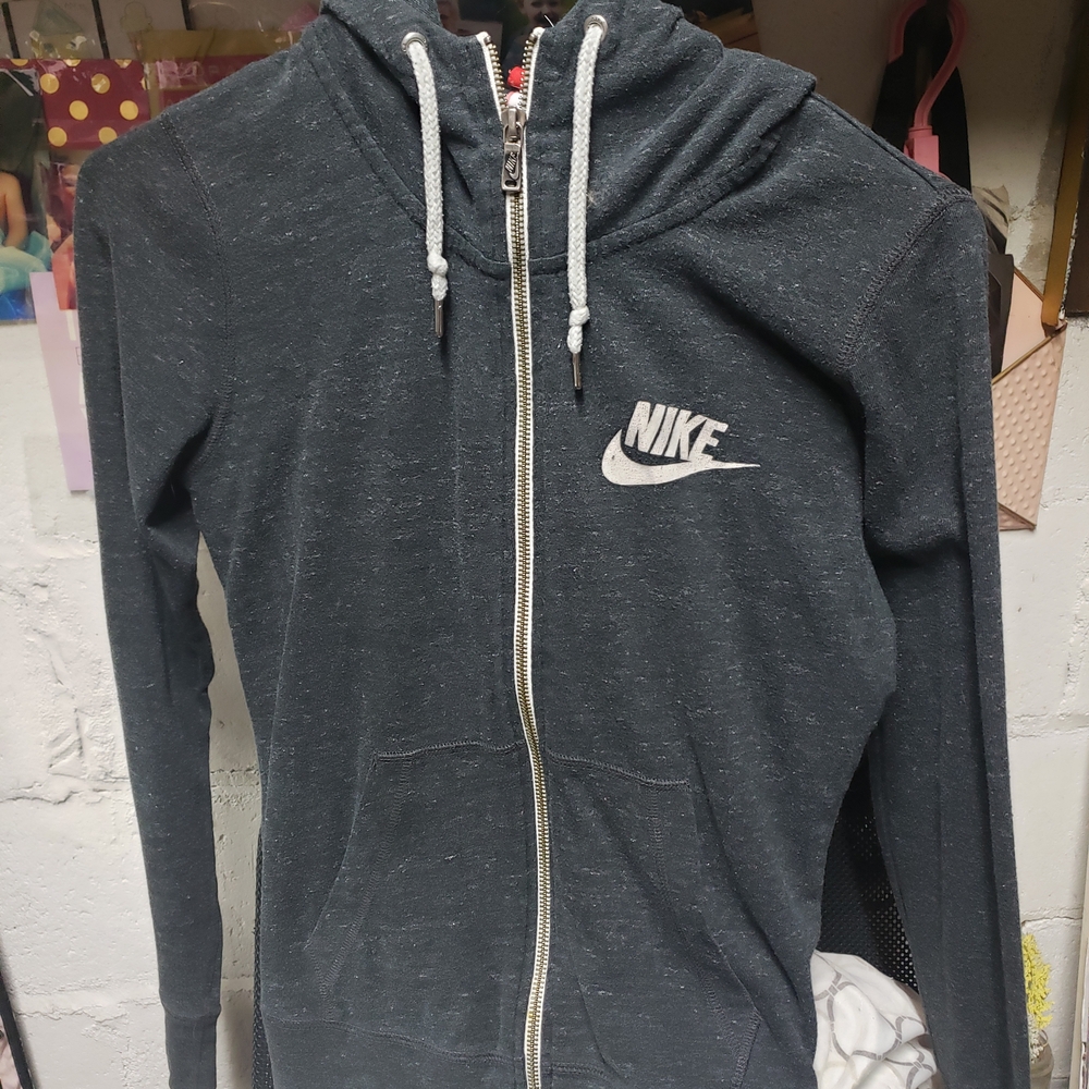 Nike Dark Gray Zip-Up Hoodie